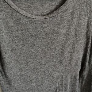 Active Basic Charcoal Long Sleeve Top